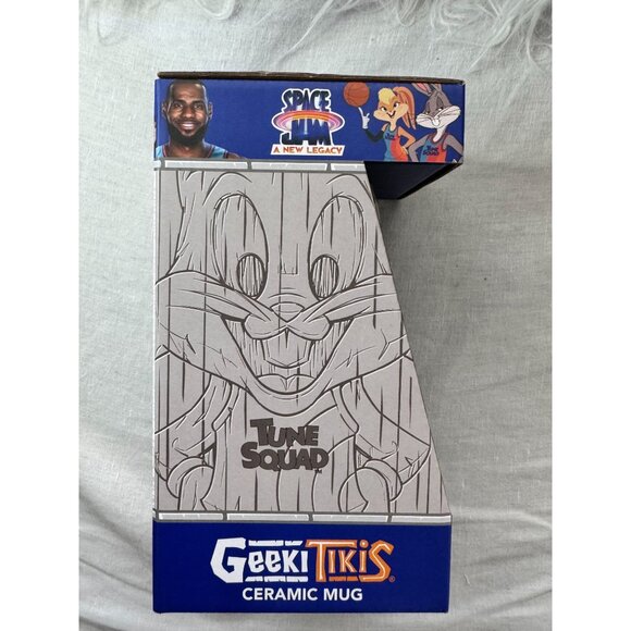 Geeki Tiki Space Jam Bugs Bunny 12 Ounce Ceramic Tiki Mug NIB 2nd - Picture 2 of 4
